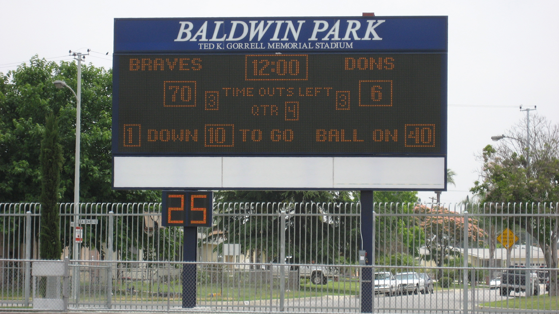 Baldwin Park HS Matrix Board