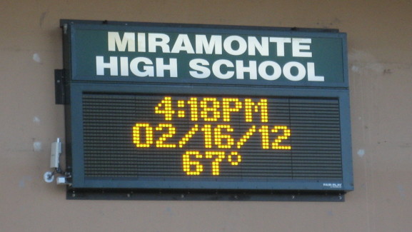 Miramonte HS Marquee 7